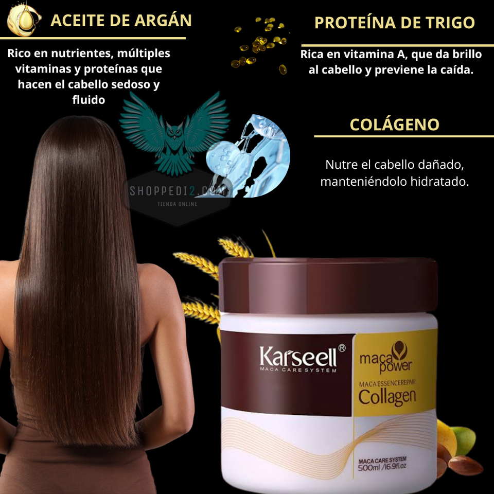 MASCARILLA DE CABELLO KARSELL MACA POWER COLLAGEN